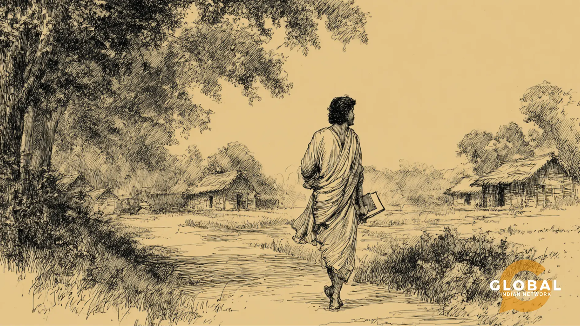 Sarat Chandra Chattopadhyay Sketch