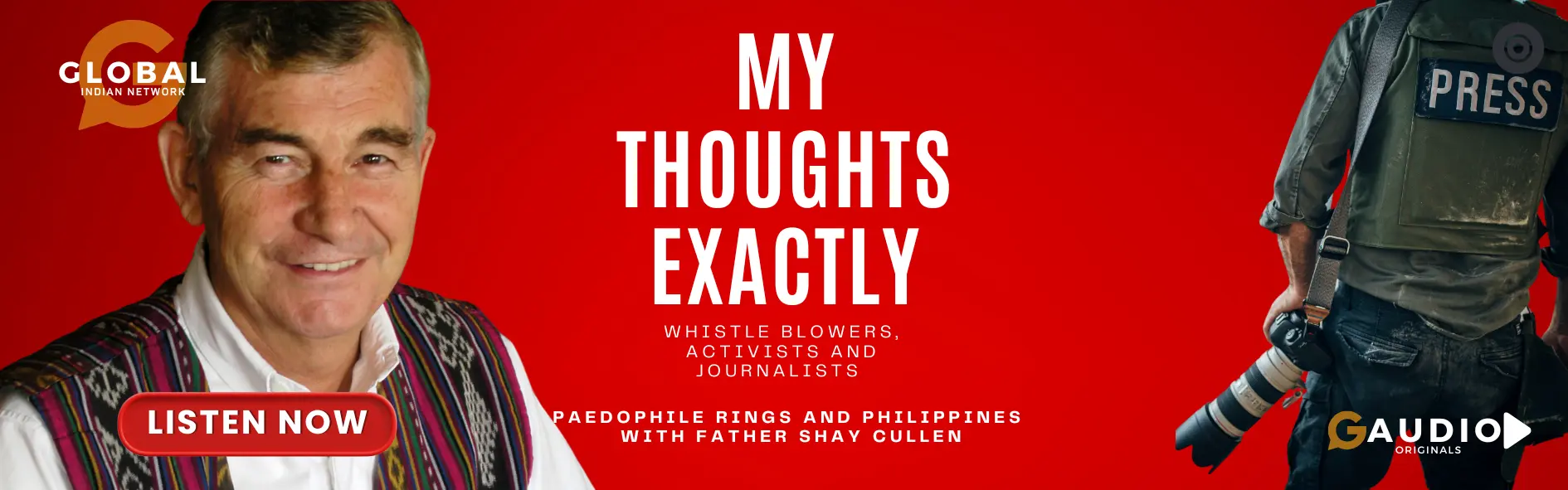 Father Shay Cullen My Thoughts Exactly CTA
