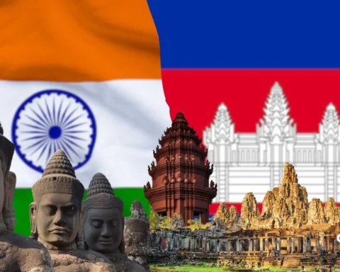 Historical connection between India and Cambodia