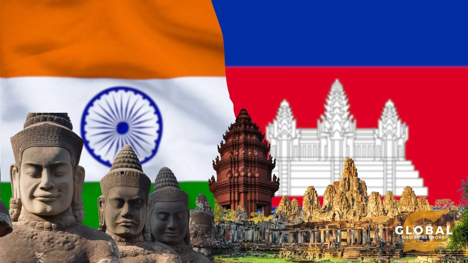Historical connection between India and Cambodia