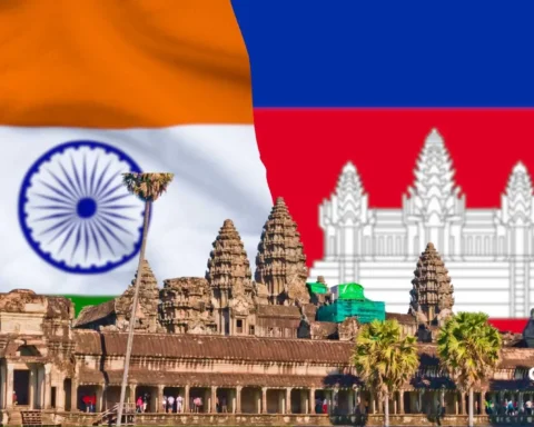 Historical connection between India and Cambodia