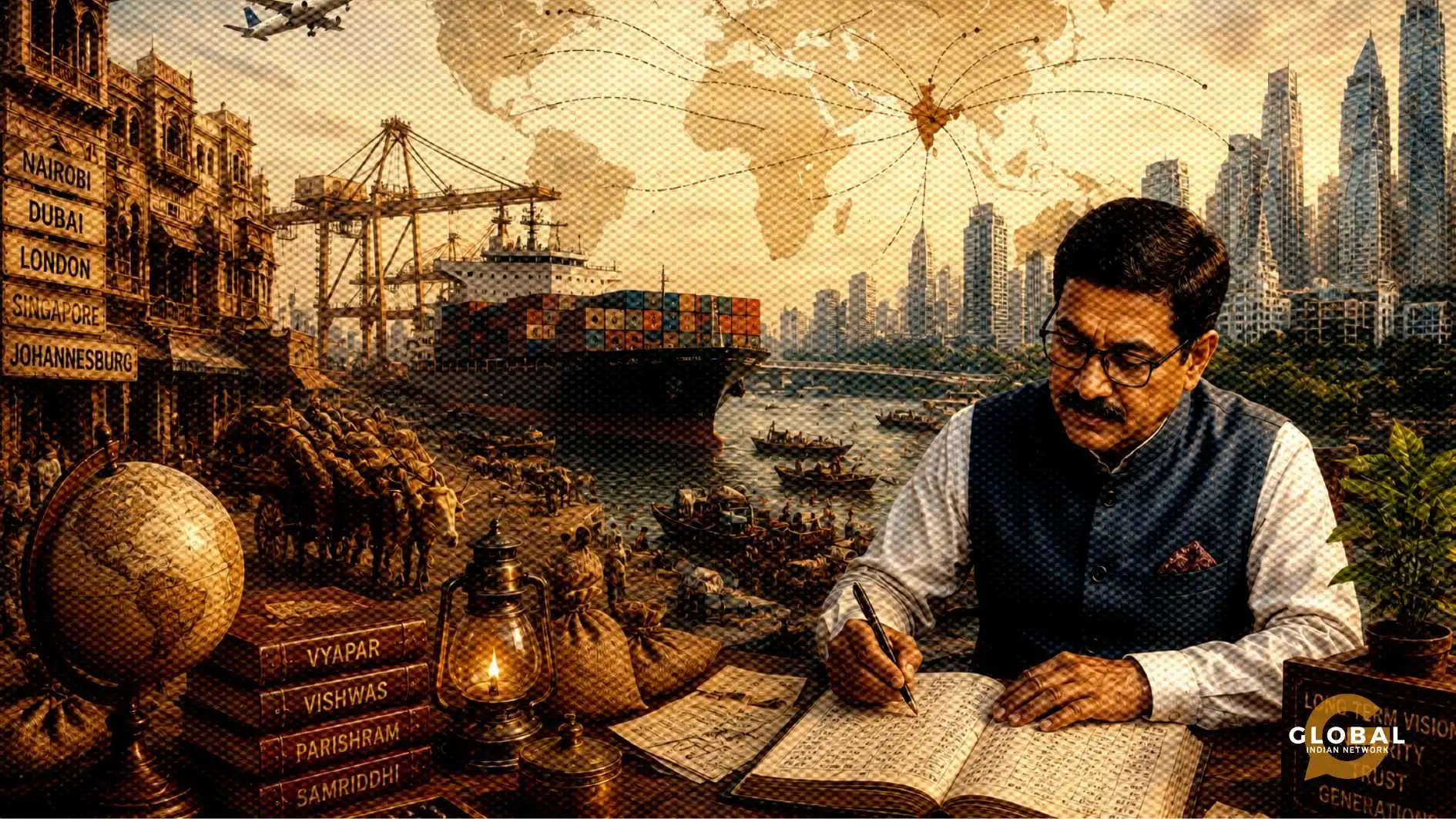 Marwari businessmen outside India