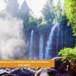 Phnom kulen mountain and waterfall distance