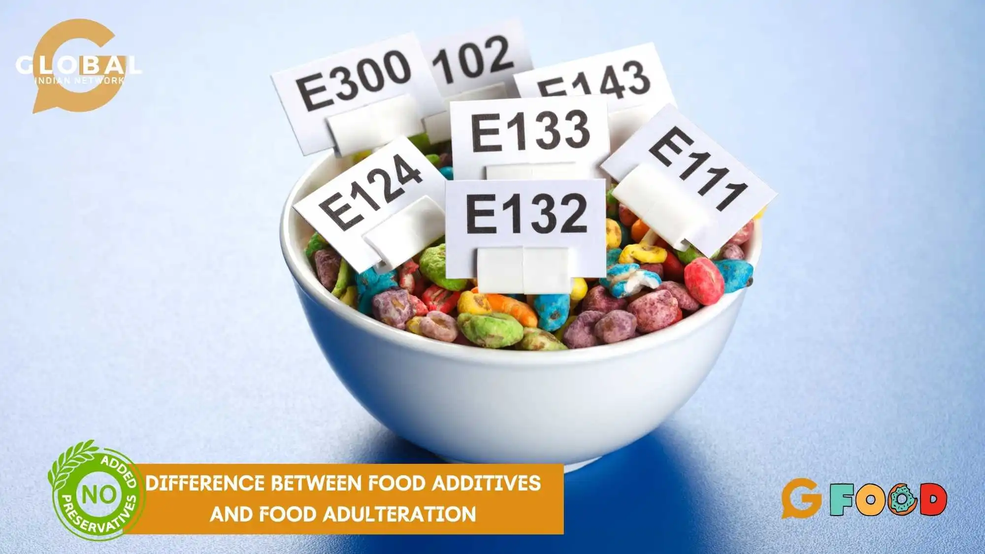 difference between food additives and food adulteration