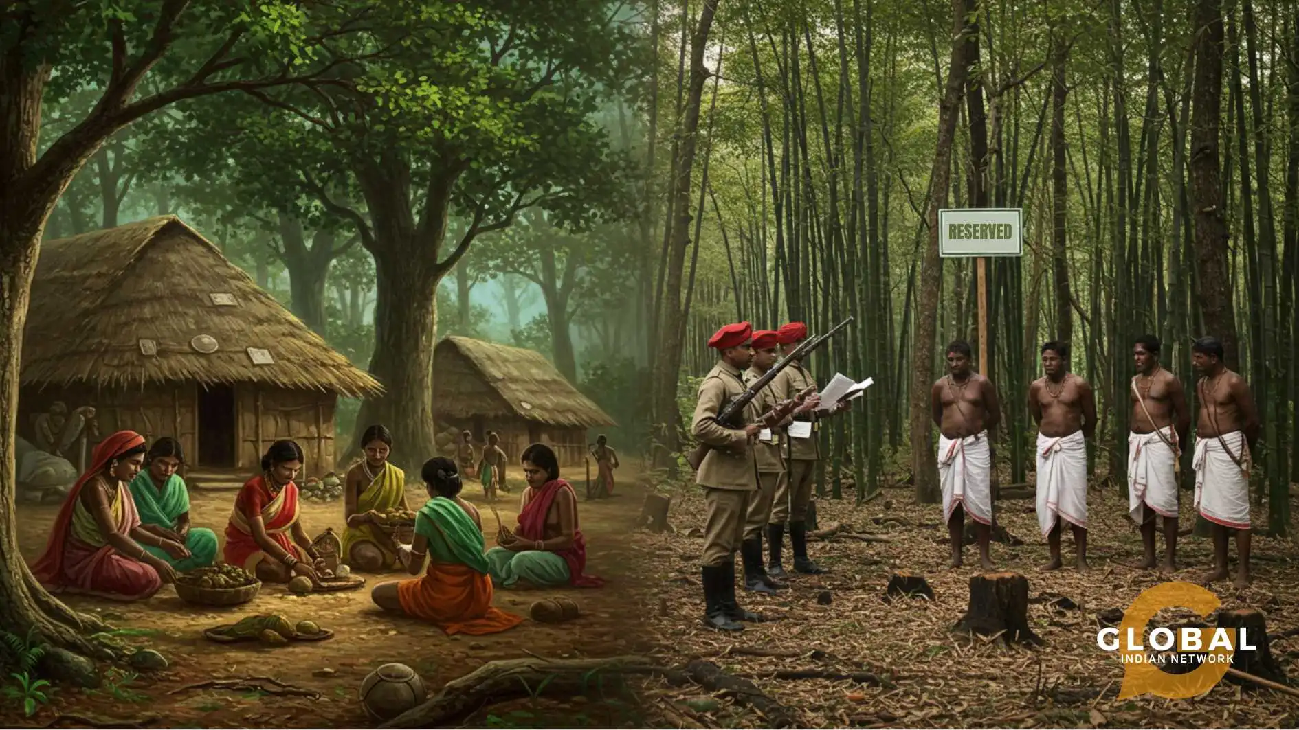 how did colonial rule affect tribal lives